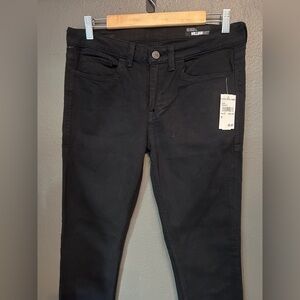 William Rast Black Skinny Jeans Size 30 NWT Bedazzled Pockets